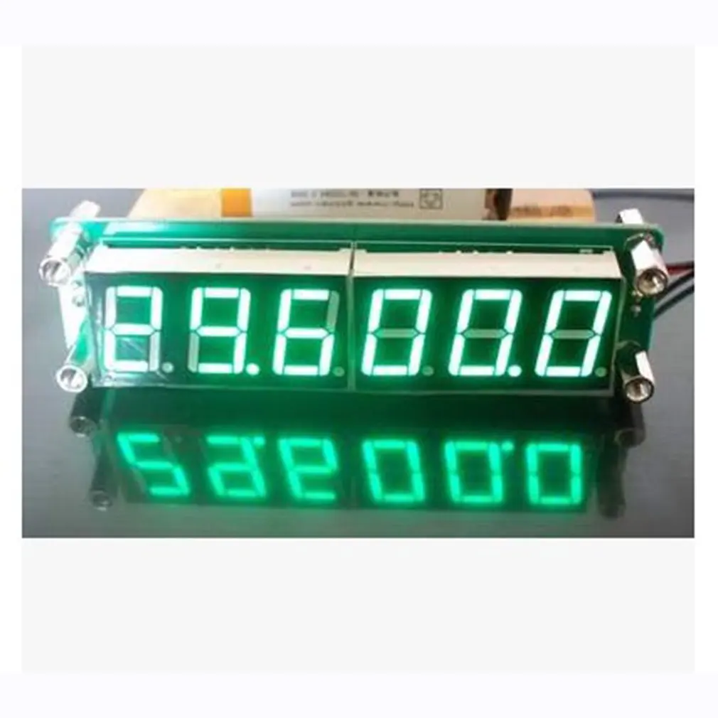 RF 6 цифр синий светодиод сигнала счетчик частоты частотомер тестер 0,1 до 65 МГц