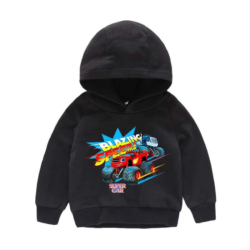 Color 6 Футболка для детей от 2 до 10 лет одежда с принтом «Blaze Car» свитер с длинными рукавами для мальчиков и девочек толстовки, футболка детские футболки, футболка, одежда для детей - Цвет: Color 6