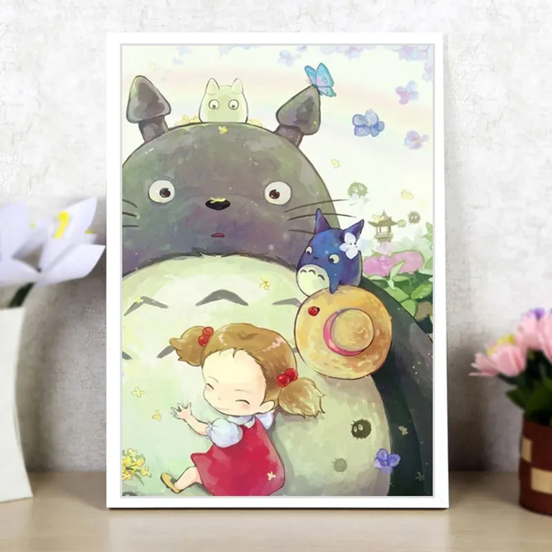 Алмазная живопись Totoro домашний декоративный постер настенная ручной работы с