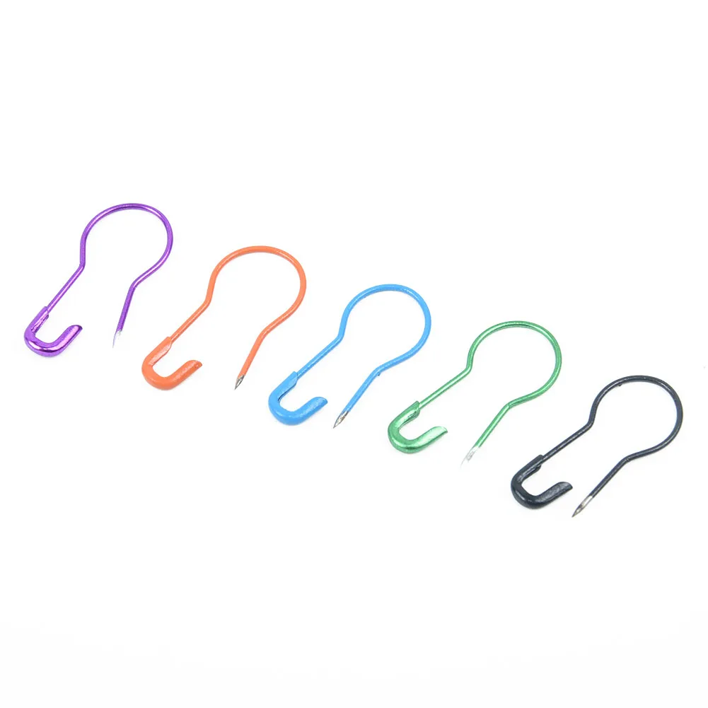 100x Knitting Weave Crochet Locking Stitch Markers Holder Needle Clip Craft Set | Дом и сад