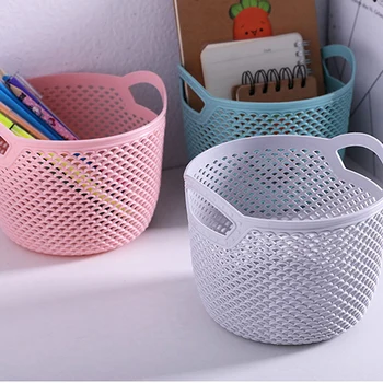 

Receiving Basket Mini Desktop Storage Trash Basket Creative Fashion Trash Can Bath Toy Storage Basket K1503 K