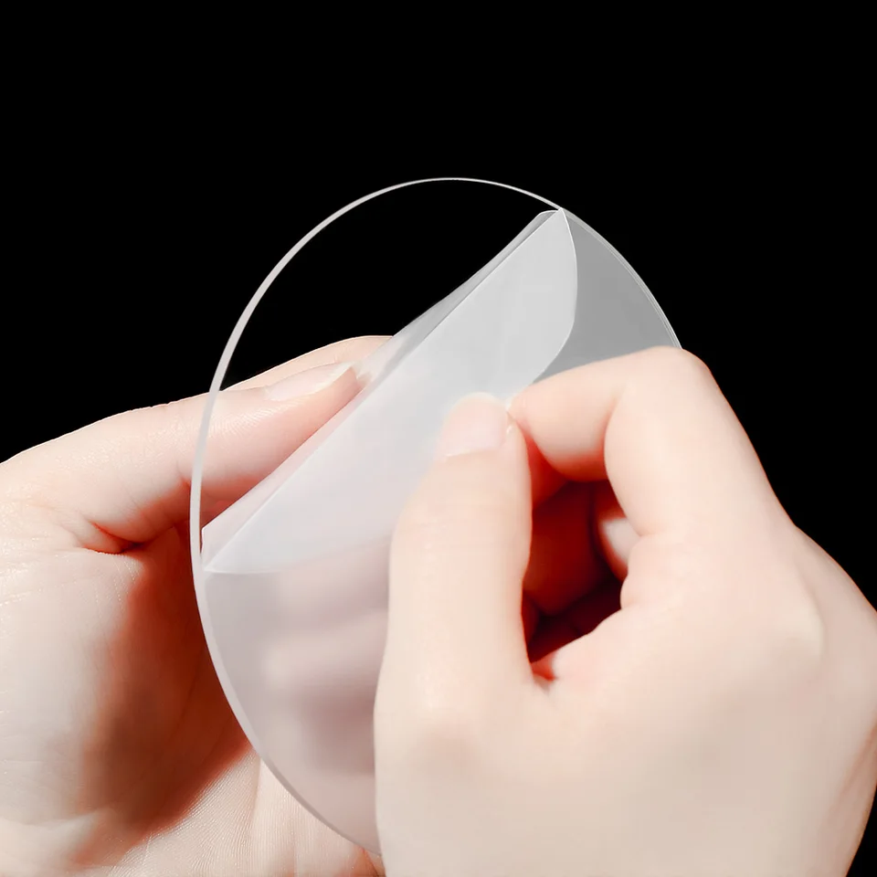 4 Fogli Acrilici Trasparenti Rotondi 15 Cm | Dischi In Acrilico Per Fai Da Te, Pittura, Cornici E Segnaletica