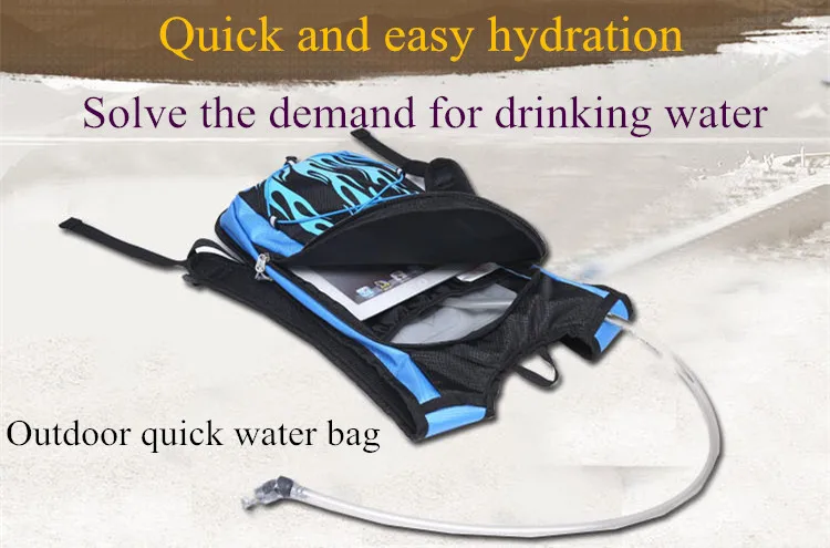 Водонепроницаемый MTB велосипед гидратация дышащий 8л сумки для воды рюкзак велосипедные сумки Велоспорт рюкзак для бега