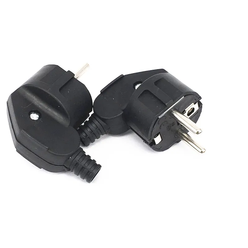 1pc White Black Eu Germany Europe European Style Detachable Rewirable