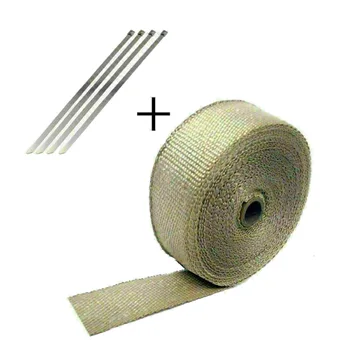 

Cotton Tape Exhaust Pipe Wrap Spare Accessories Shield Replacement 5 Meters