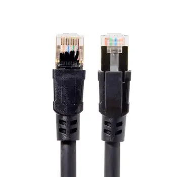 

Chenyang RJ45 8P8C Cat8 Ethernet Network Lan Male to Male Cable Patch Cord 25/40Gbps for Router Laptop