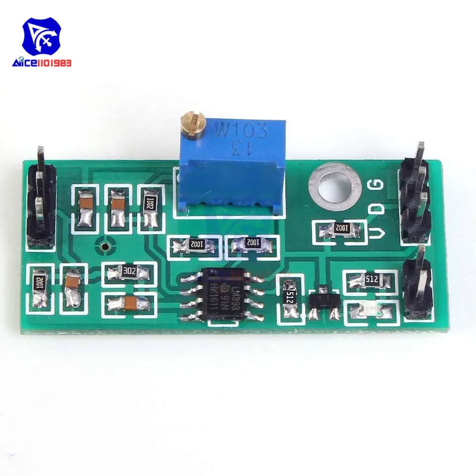 Jual LM393 Voltage Comparator Module Signal Waveform Adjustable High