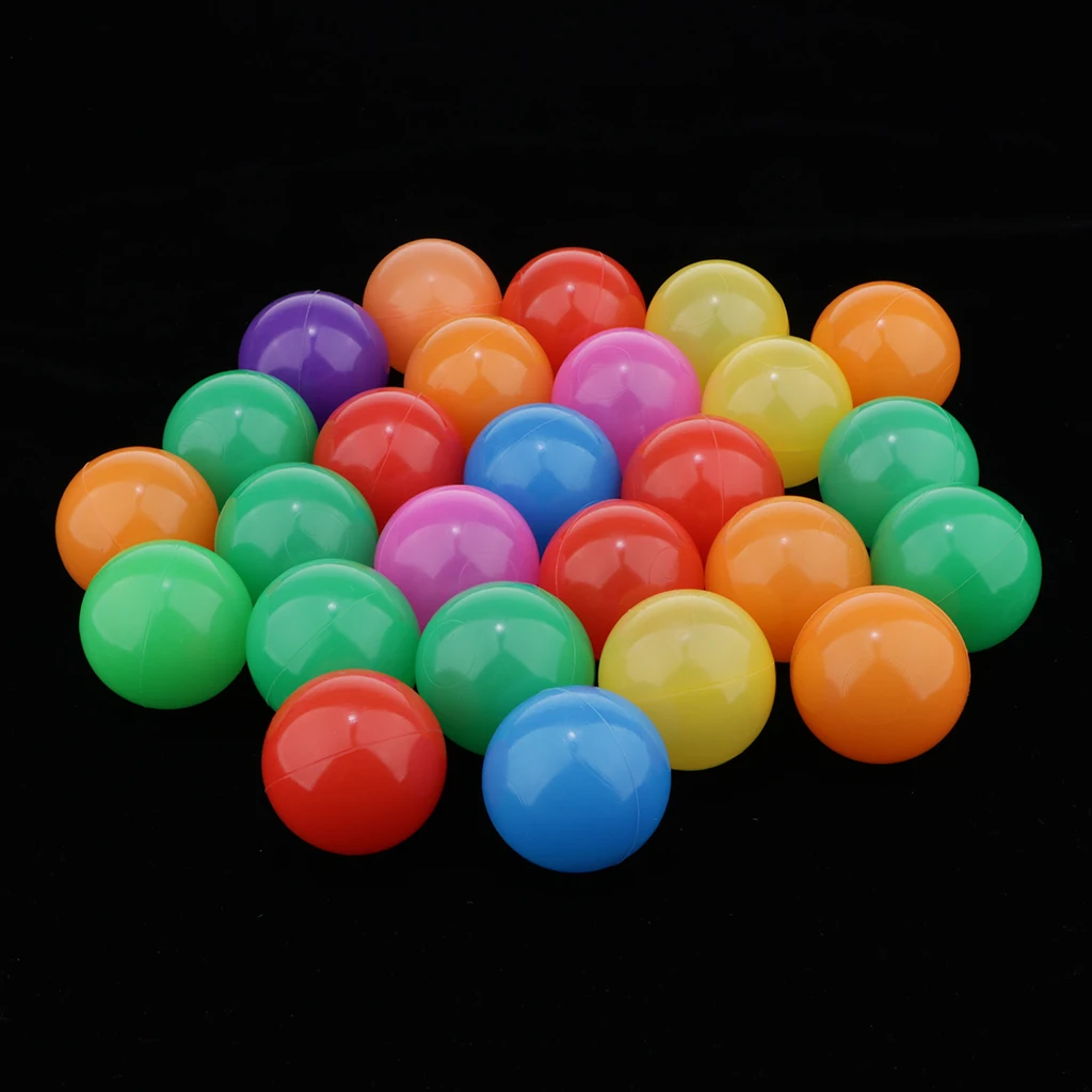 50pcs Funny Colorful Soft Plastic Ocean Balls Pit Kids Swim Pool Toys 4cm Ocean Ball Toy Soft Plastic Ocean Ball  for Kids 