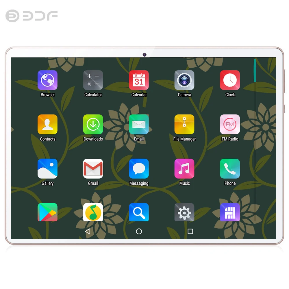 BDF планшет 10 дюймов Android 7,0 двойная SIM 3G телефон планшеты ПК 4 ГБ/64 Гб Восьмиядерный 1280*800 ips WiFi Bluetooth ноутбук планшет 10,1