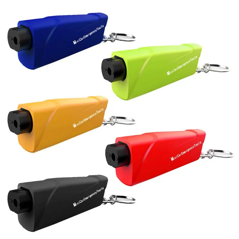 1 шт., автомобильное портативное многофункциональное устройство безопасности для автомобиля, молот, оконный выключатель, спасательное устройство, 5 цветов