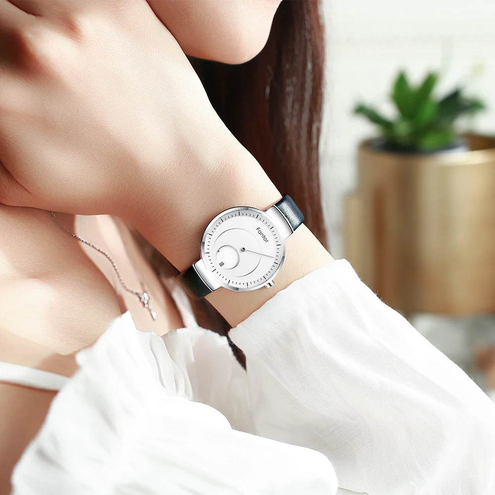 Fantor Women Watches Luxury Brand Wrist Watch Leather Creative Dial relogio feminino Waterproof Woman Watch