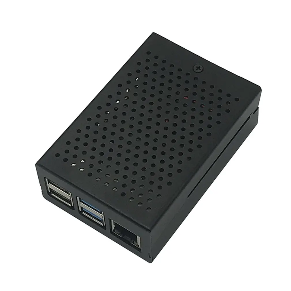 Для Raspberry Pi 4 Модель B чехол+ 5 В/3,3 В с охлаждающим вентилятором теплоотвод Корпус Комплект для Raspberry Pi 4 Модель B
