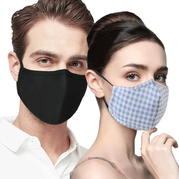 

New Fashion PM2.5 Mouth Mask Cotton Breath Valve Anti-Dust Anti Pollution Mask Cloth Activated carbon filter respirator Unisex
