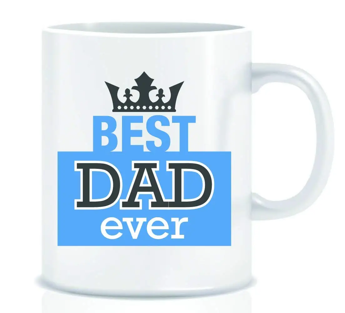 Кофейная кружка Best Dad Ever (корона) + 11 унций | Дом и сад