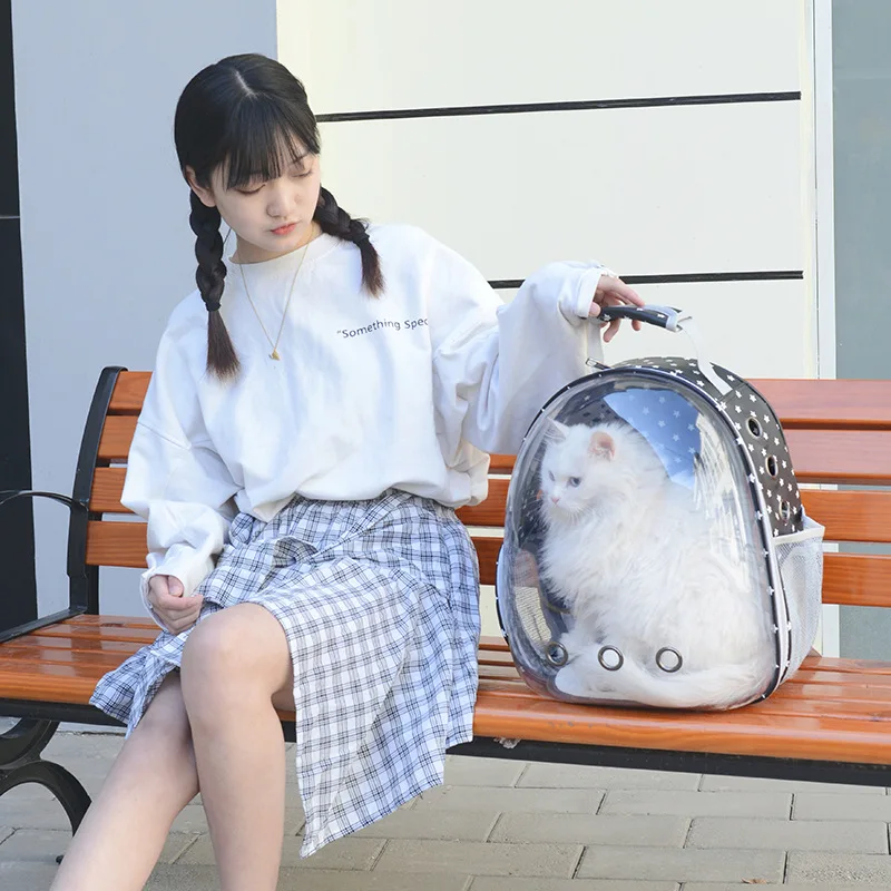 Новая мода Сладкий Pet космический рюкзак капсулы Pet Out портативный рюкзак прозрачная сумка для кошек для собак автомобильные товары для переноски
