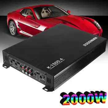 

4 Channel Car Auto Audio Amplifie Stereo Amp Bass Speaker Car Audio Subwoofer Home Amplifiers Amplifier Power 2000W