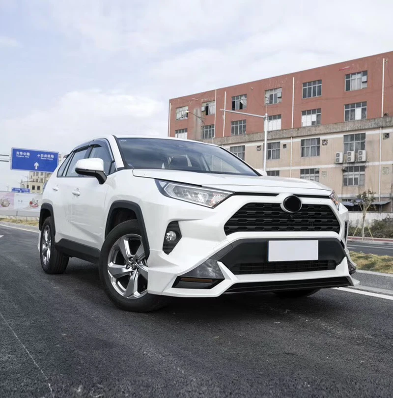 Передний и задний бамперы комплект кузова для Toyota Rav4 2019 2020 нового rav4 с Дневной