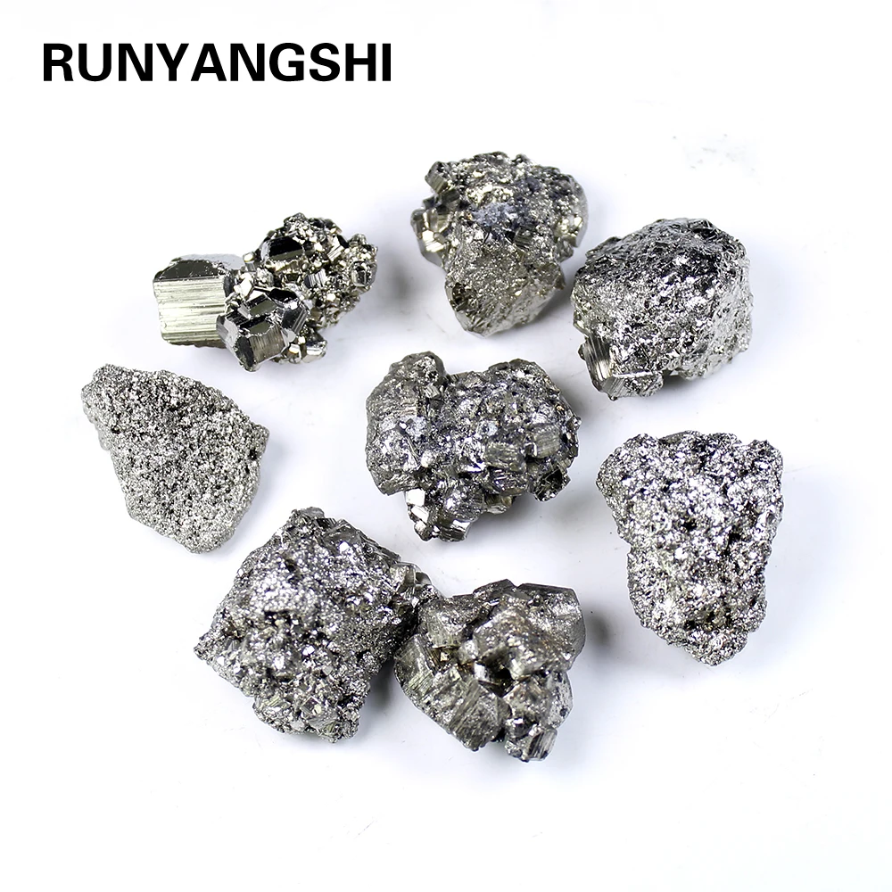 Runyangshi 1 шт. натуральный хрусталь халкопирит необработанные драгоценные камни