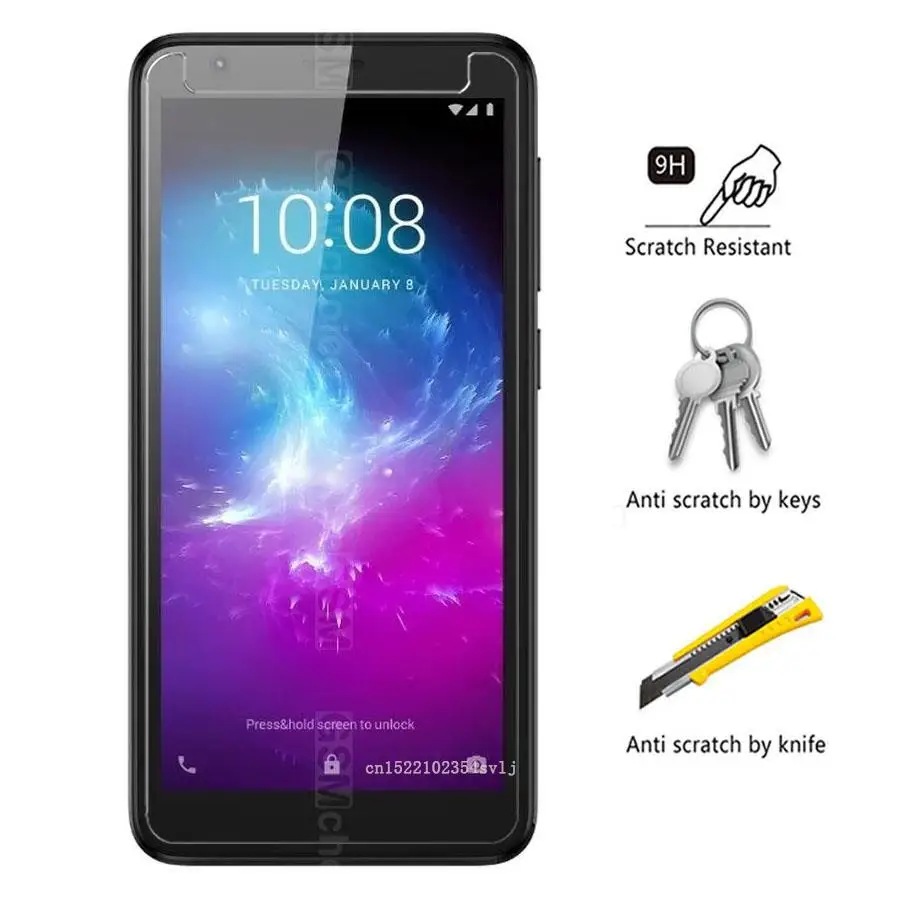 Закаленное стекло для Zte Blade L8 A3 A5 A7 2019 защита экрана на ZTE защитное стекло|Защитные