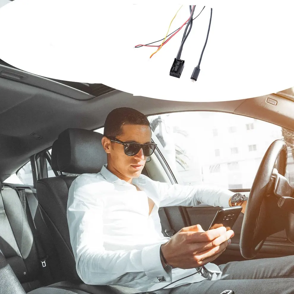 Для Opel CD30 CDC40/CD70/DVD90 для iphone7 8 x AUX музыкальный аудио кабель-адаптер
