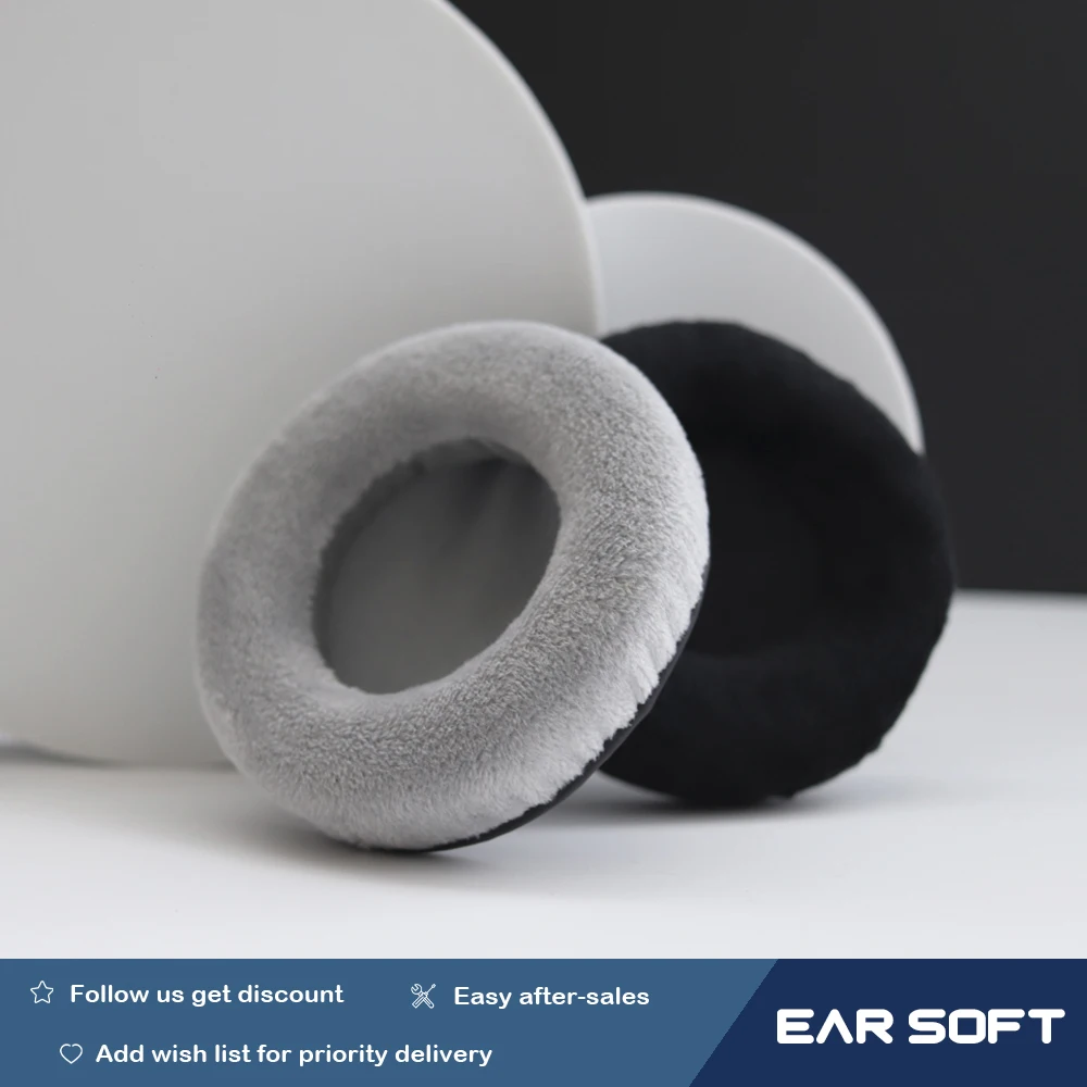 

Earsoft Replacement Cushions for Pioneer SE-M290 Headphones Cushion Velvet Ear Pads Headset Cover Earmuff Sleeve