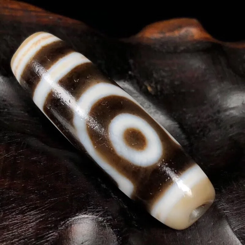 08131053 Tibet Pure 2eyes DZI Oxide layer Old Agate Beads 12* 40mm Beads Men&women Amulet Jewelry DIY Free Shipping