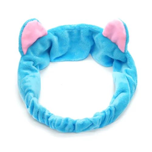 

Women hair Headband Girls Headband cute Cat Ear Hair Band Wrap Spa Make Up Cloth Tool Headband Durable