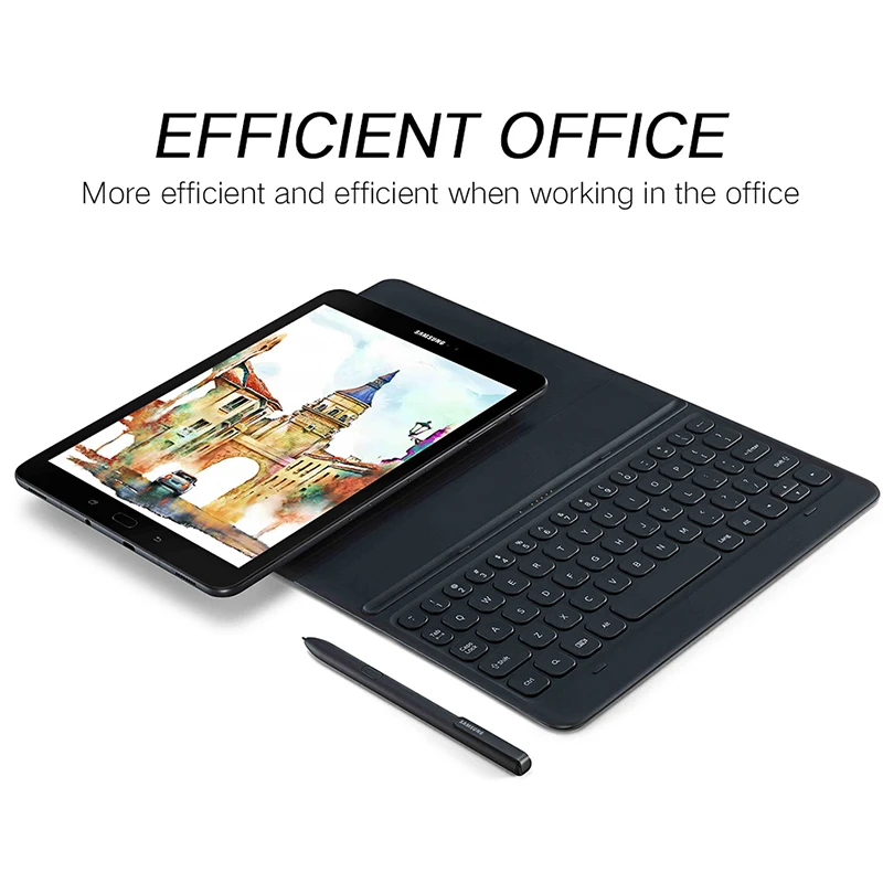 Для samsung Galaxy Tab S3 9,7 SM-T820 T825C S ручка сменный Стилус черный серебристый Интеллектуальный сенсорный S ручка