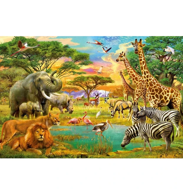 Safari 1st Birthday Backdrop Jungle Tropical Forest Wild One Animal Party Photography Newborn Baby Shower Photo Background Props NWH13321