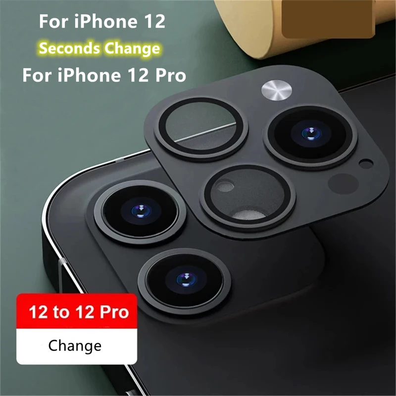 Имитация объектива камеры замена секунд для iPhone 12 на PRO задняя пленка телефона