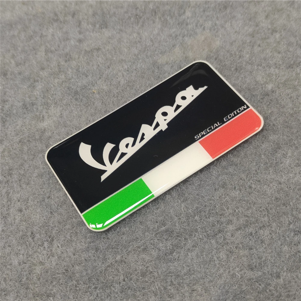 For Vespa 150 125 200 DIY 3D Resin helmet Decorative Protector Supreme Sticker High Quality Decal Modification Universal Case | Автомобили