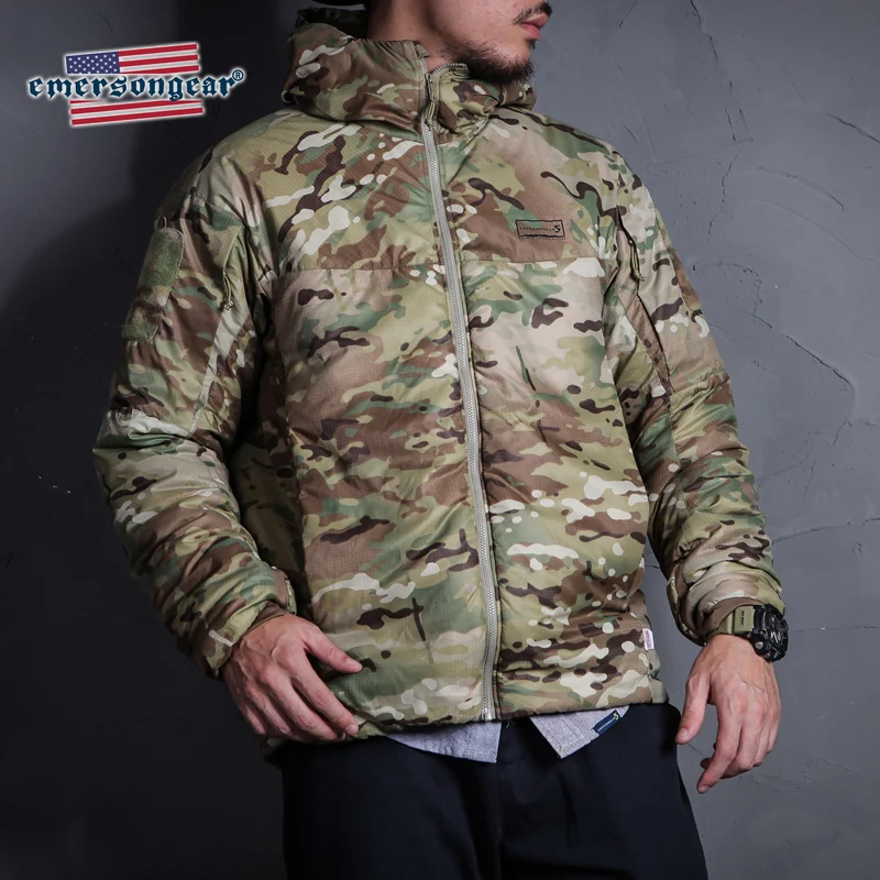 Emersongear куртка тактическая теплая мужское тактическое пальто с капюшоном уличная