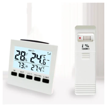

Forecast Sensor Backlight LCD Digital Thermometer Hygrometer Wireless Weather Station Hygrometer Humidity Household Sensor