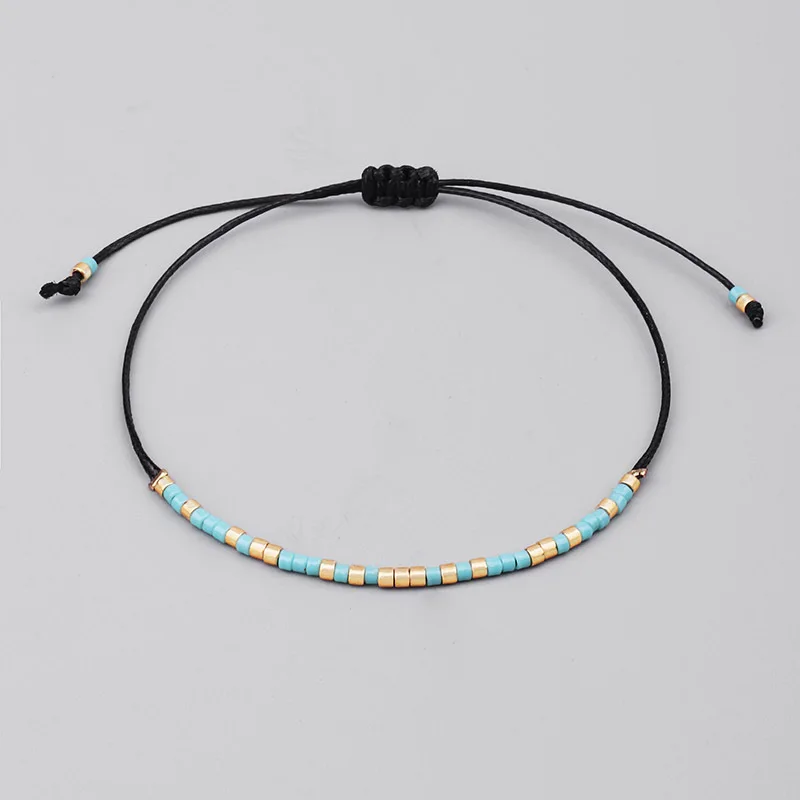 Bracelet Jewelry Natural MIYUKI Rice Beads Tibetan Stone Beads Stretch Bracelet For Men Women Yoga Chakra Crystal Bead Bracelets