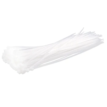 

100x Strong Quality Natural Cable Ties 300Mm x 3.6Mm-Heavy Duty Heat & Cold Resistant Zip Ties