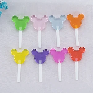 10/20Pcs/Lot Resin Cute Cartoon Vegetable Mushroom Candy Girl Hairpin Accessories Earring Charms Flatback Pendant Homemade Gift