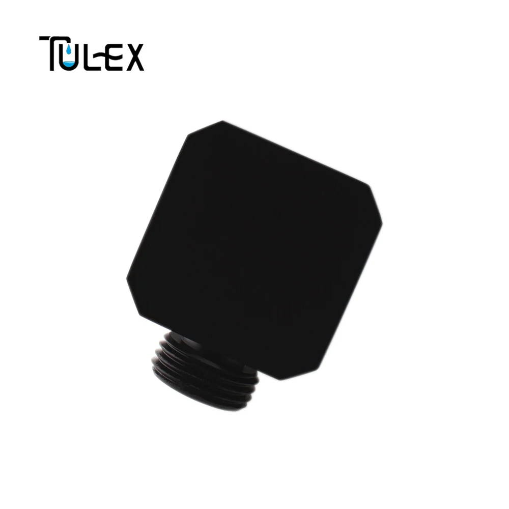 TULEX черная насадка для душа, аксессуары для ванной комнаты, октогональная ванная комната, настенный соединитель, кронштейн для ванной комнаты, локоть трубы