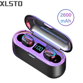 

XLSTO Q32-1 Wireless Earphones Bluetooth V5.0 TWS With Microphone Sport Earbud 8D Stereo Earphones LED Display for Xiaomi iPhone