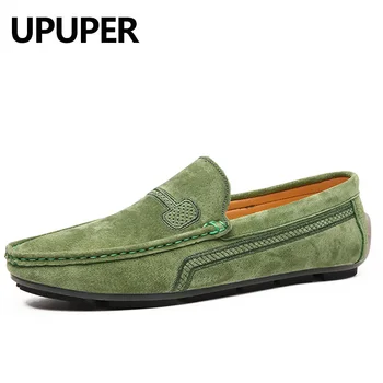 

Plus Size 38-48 Genuine Leather Men Loafers Shoes Men Casual Shoes 2020 Spring Comfort Slip-On Moccasins Flat Men Driving Shoes