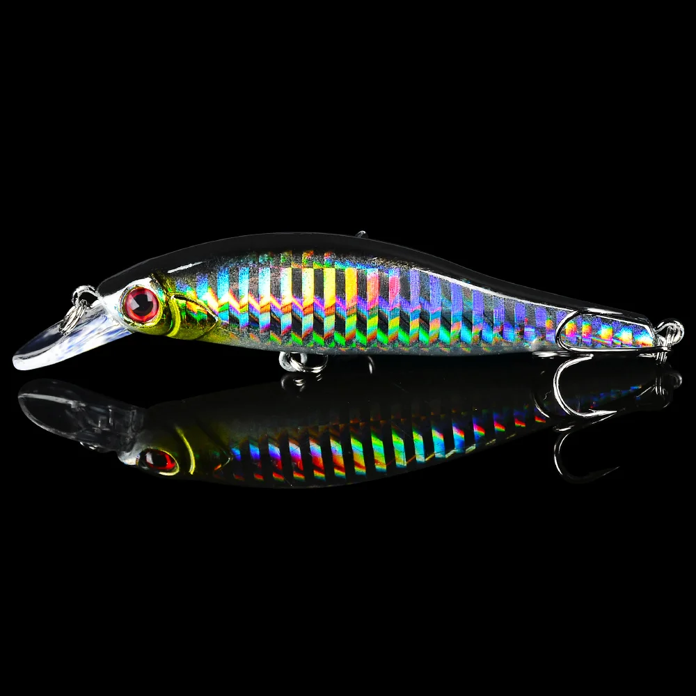 Приманка Minnow, 1 шт., 11,5 г/9,8 см, жесткая приманка, 5 цветов, рыболовные снасти, 8#, крючок, искусственная приманка - Цвет: A