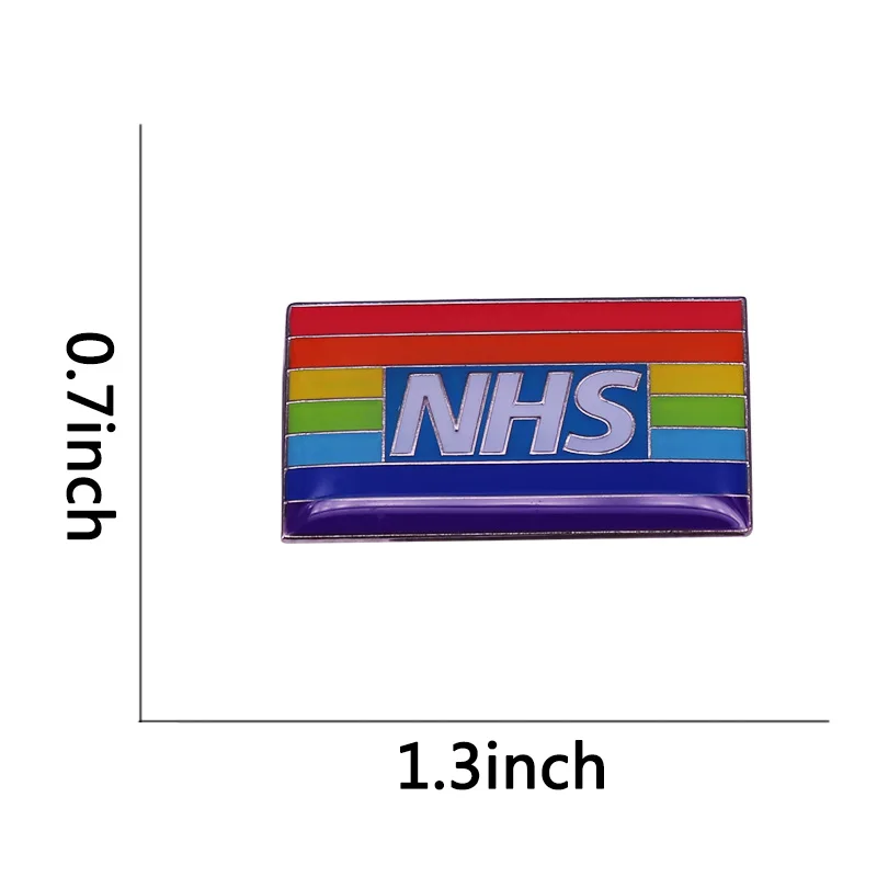Red Coca-Cola Pins, Badges & Patches NHS Rainbow Thank You