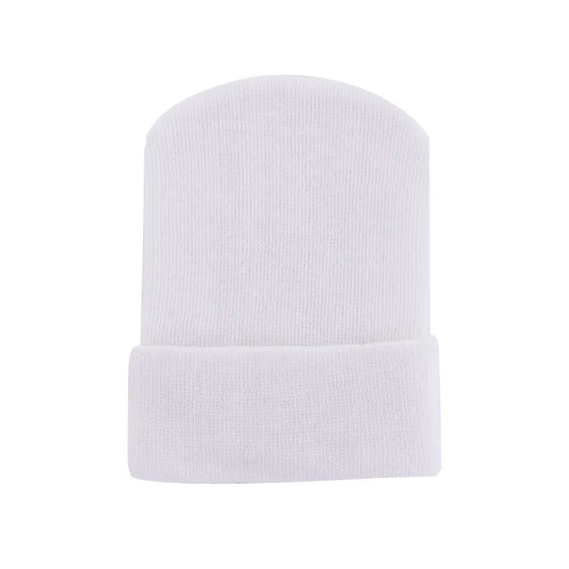 Winter Spring Striped Hospital Chiffon Knitted Hat Newborn Beanie Hats Solid Color Soft Baby Nursy Cap Comfy Stuff Photo Props cute baby accessories