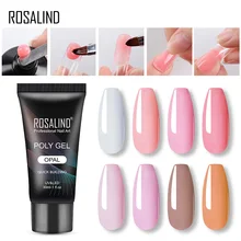 Verniz 30ml do gel de rosalind poli gel para extensões do prego gel de dedo acrílico uv unha polonês superior base casaco manicure(China)