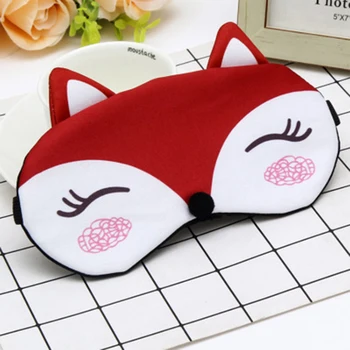 

Cotton Fox Sleep Eye Mask Eyeshade Eyepatch Sleeping Masks Cute Eye Cover Travel Rest Eye Band Sleeping Aid Kids Eye Blindfolds