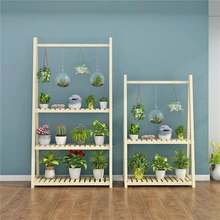 Комната современная простота зеленый Ло висячая корзина для заземления цветочный горшок больше мяса деревости Цветочная стойка балкон Многоэтажный