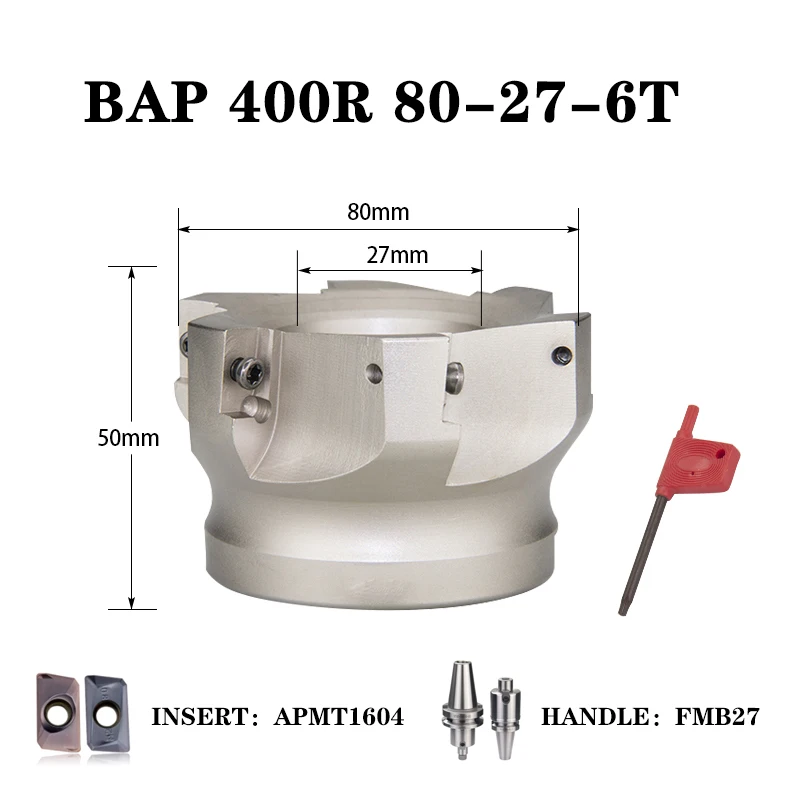 mini lathe chuck Q.Grt BAP Cutter 300R/400R 40-22-4T 50-22-5T 63-22-5T Right Angle Face Mill Cutter APMT1135/1604 Carbide Inserts CNC MillLathe anvil vise Machine Tools & Accessories