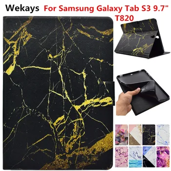 

Wekays For Galaxy Tab S3 9.7 Leather Smart Stand Funda Case For Samsung Galaxy Tab S3 9.7 T820 T825 T825c T829 Tablet Cover Case
