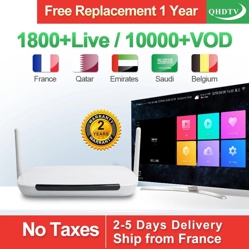 

Q9 Arabic IPTV Box Android 8.1 TV Receivers With QHDTV IPTV Subscription IPTV Arabic France Belgium Netherlands Tunisia IP TV