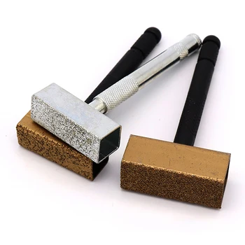 

Grinding Stone Dresser Wheel Dresser With Flat Coated Surface For Deburring Wheels 2 Sizes Silver Gold