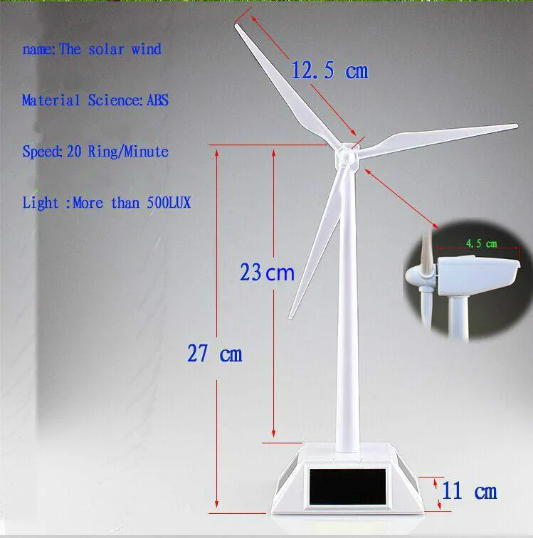 Новое поступление, Мини Солнечная ветряная турбина, модель, мини солнечная игрушка, мини ветряная турбина, генератор, модель на солнечной энергии, ветряная мельница, подарок